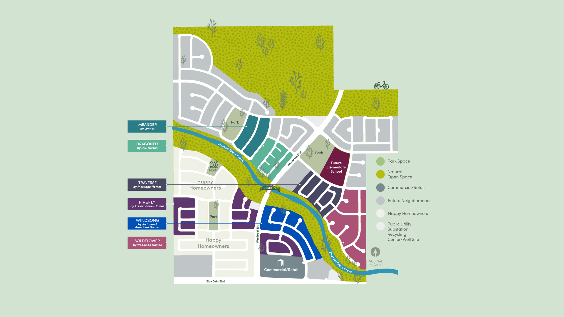 Winding Creek Site Map